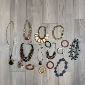 Lot Of Chico's & Unbranded Costume Jewelry Necklaces Bracelets Statement Pieces